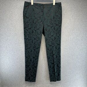 Halogen Black and Green Floral Quinn Fit Pants 🆕